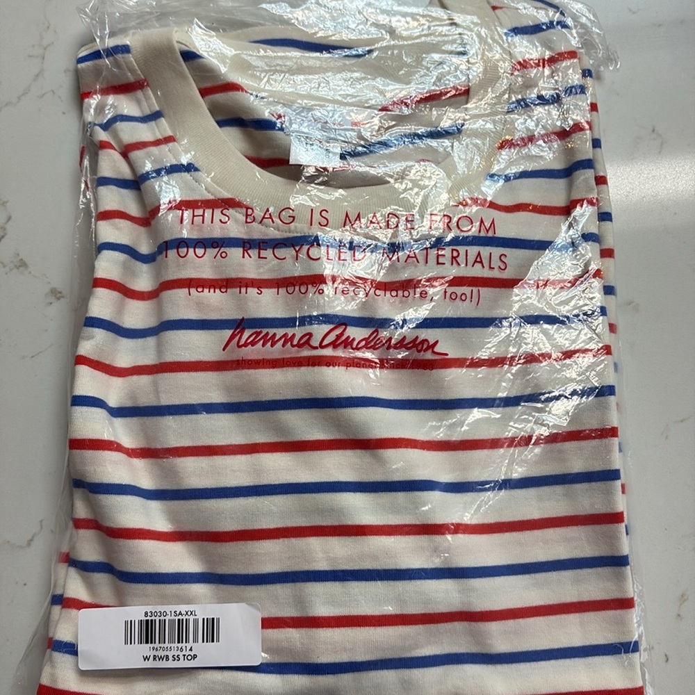 Hanna Andersson 4th of July women's relaxed tee - Picture 4 of 4